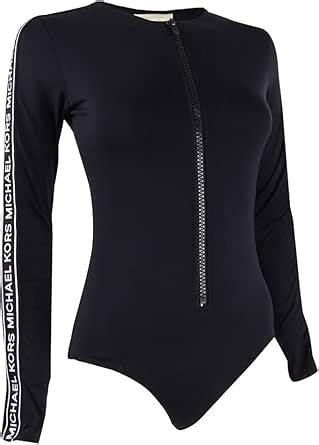 michael kors long sleeve bathing suit|michael kors long sleeve swimsuit.